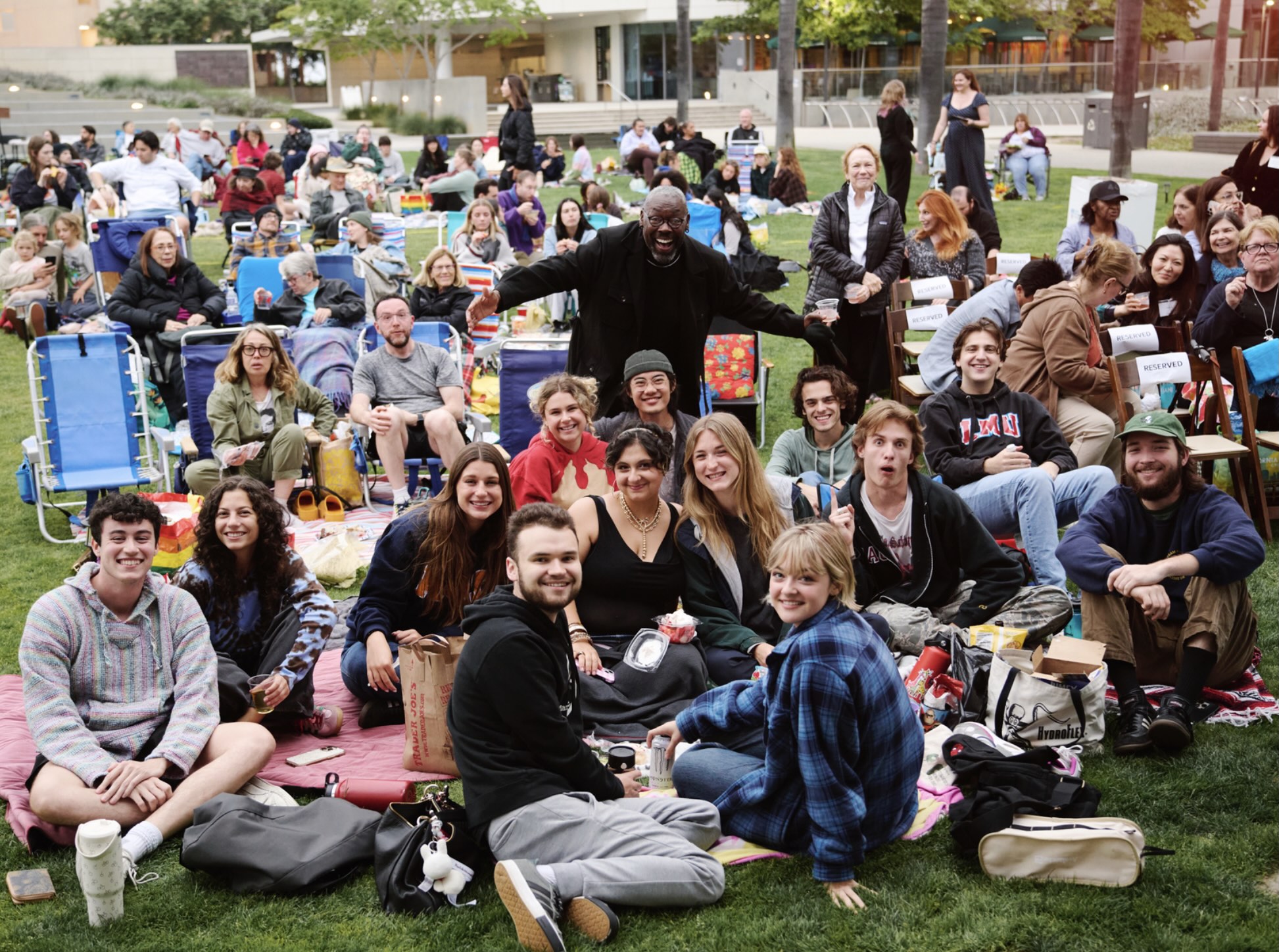 CFA Dean and students at Shakespear and the Bluff